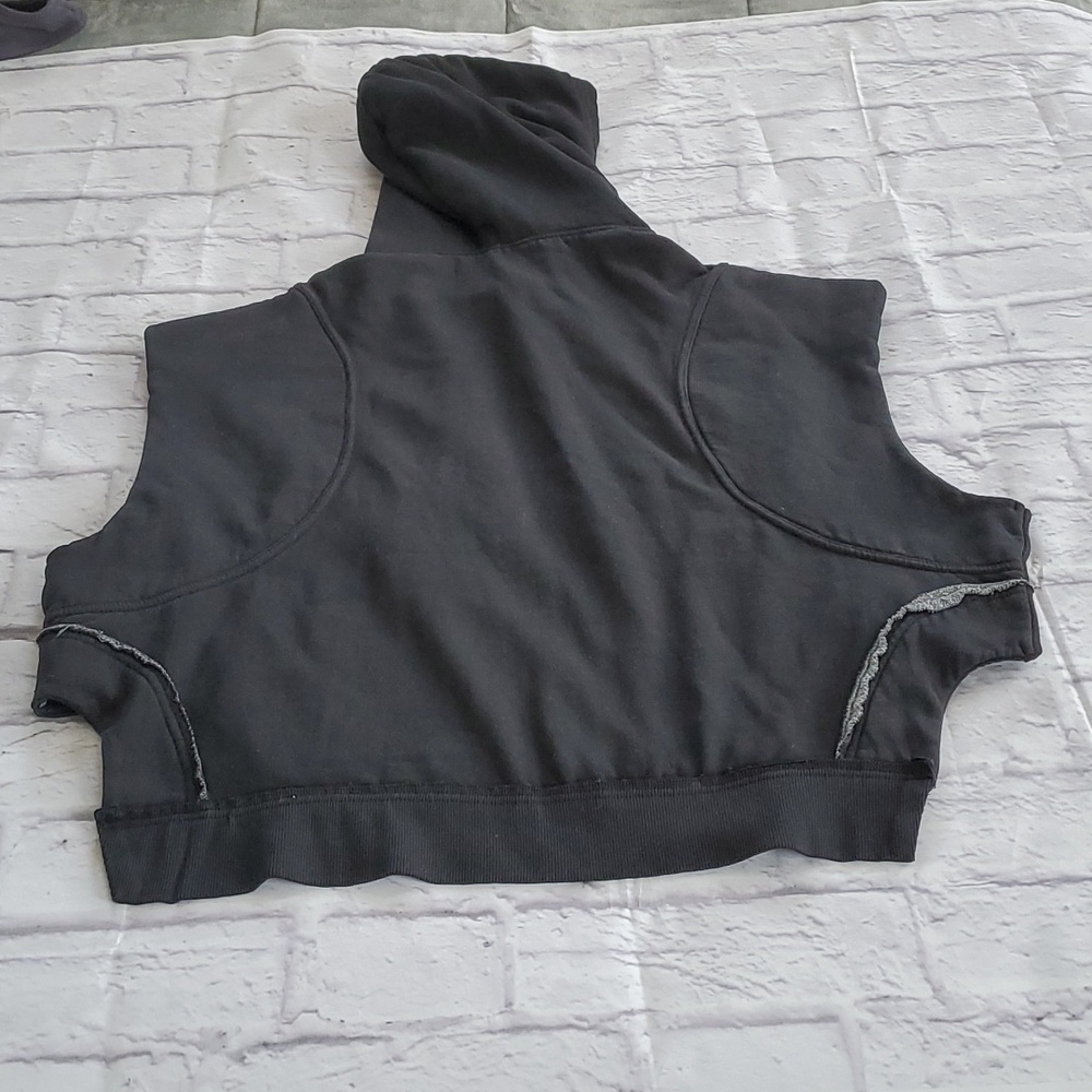 Free People Movement Heavyweight Muscle Tank Hoodie - Black - Picture 8 of 13